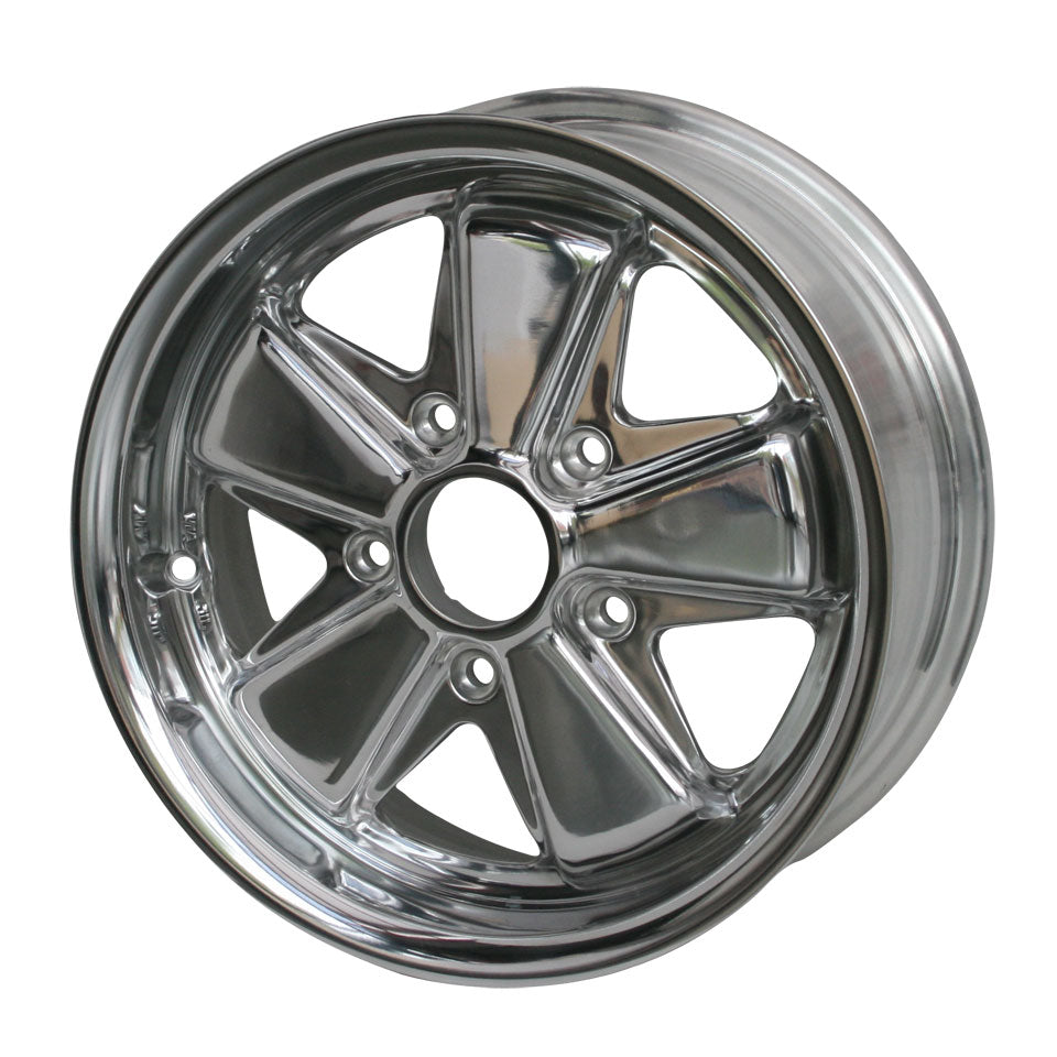 Wheel 911 style Deep6, polished, 5 lug (5x130), 6 x 15", ET +35