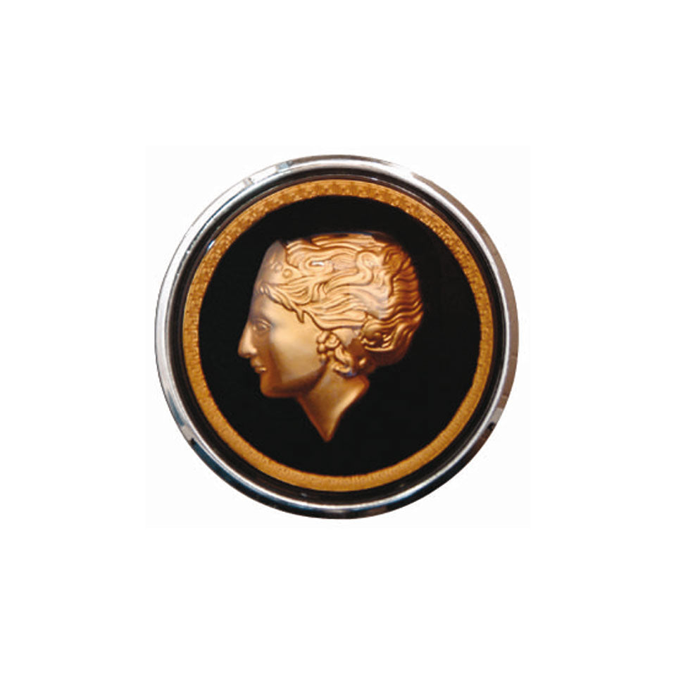 Botón de bocina ''GOLDEN LADY'' para volante Banjo 'Flat4'