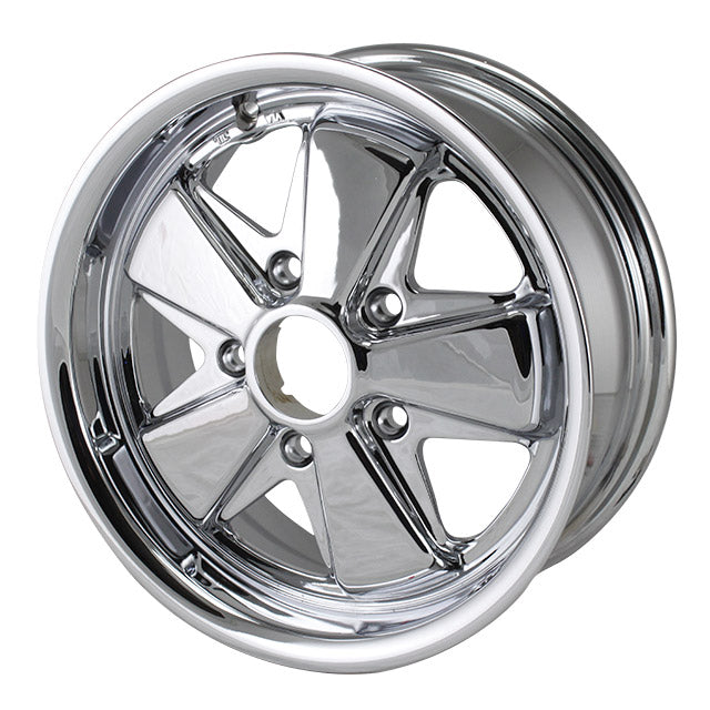 Wheel 911 style Deep6, chrome, 5 lug (5x130), 6 x 15", ET +35