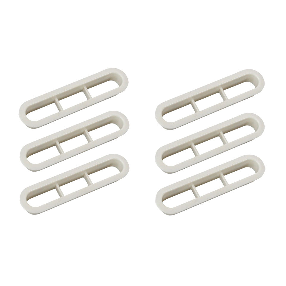 Headlining vent grilles, white