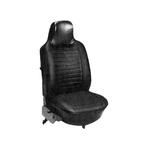 Juego de fundas de asiento negras, tejido tipo cesta, convertible