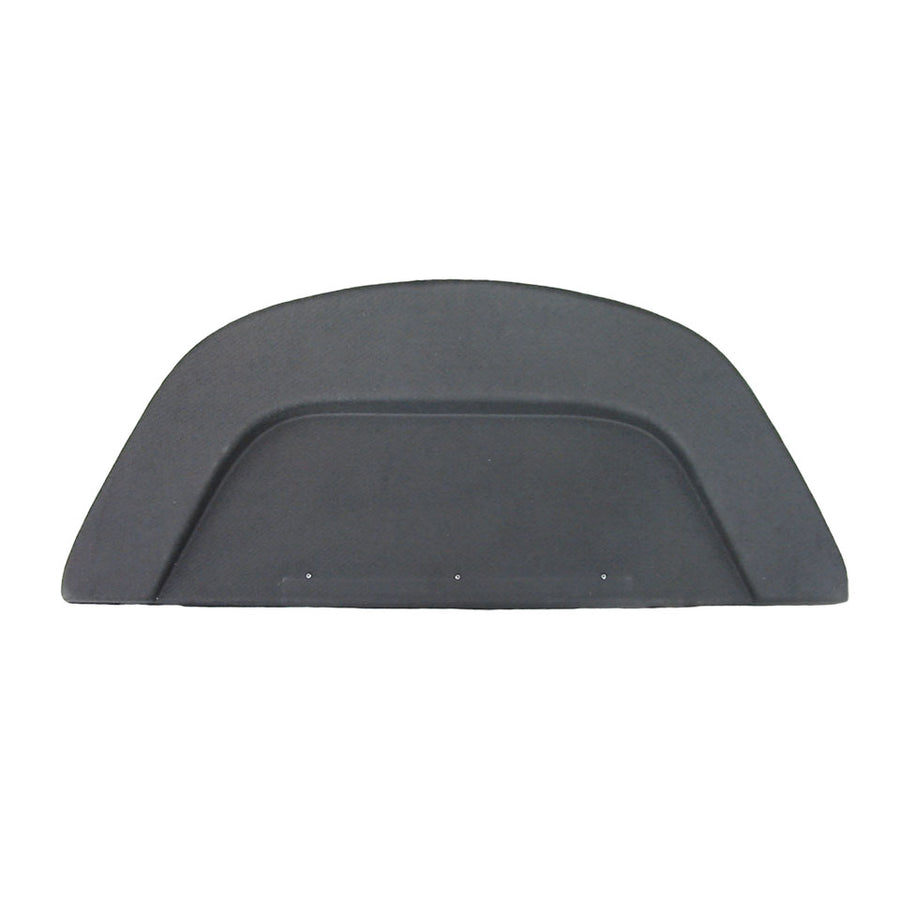 Placa protectora detrás del asiento trasero, negra