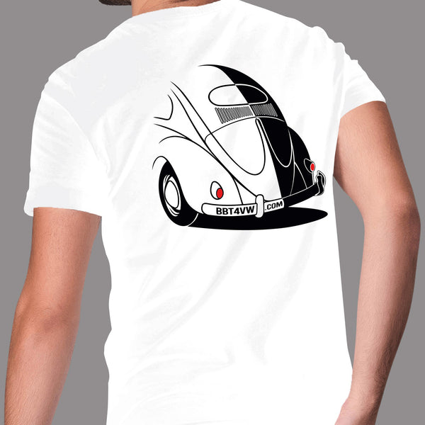 Camiseta 'Ovalada' blanco, XXL