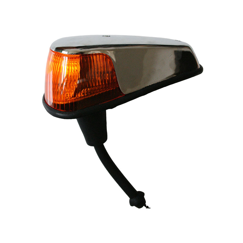 Intermitente delantero derecho, lente naranja, modelo EE. UU., montaje en las aletas.