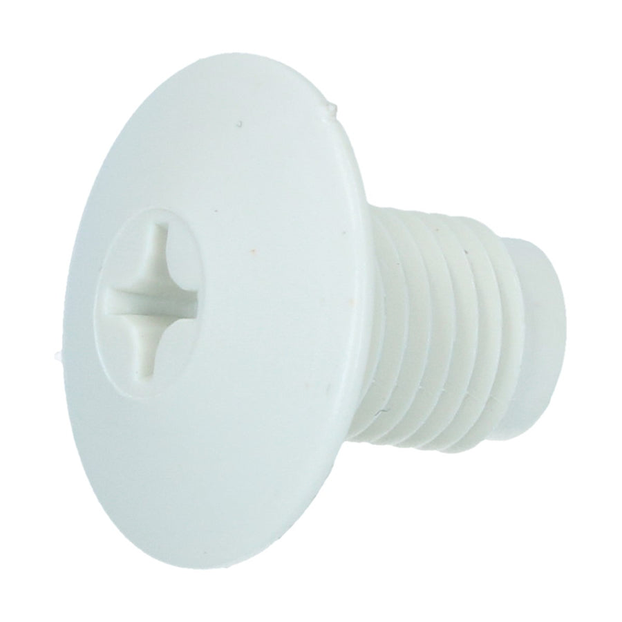 Tapón del cinturón de seguridad 7/16" blanco