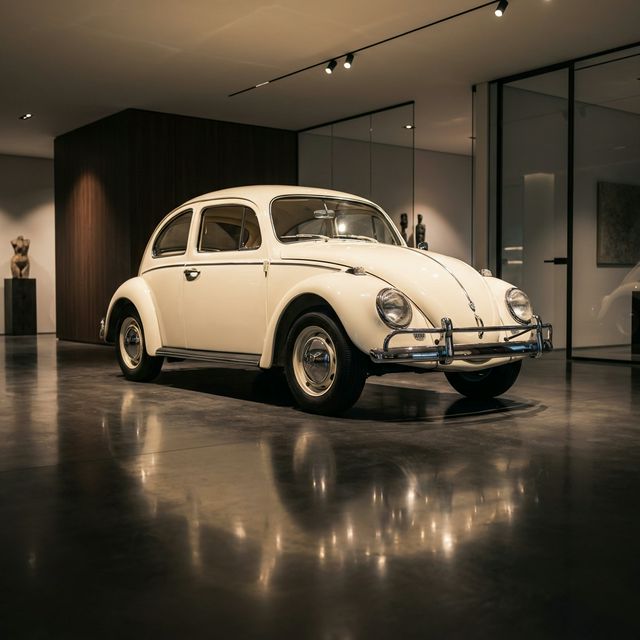 Classic VW on display